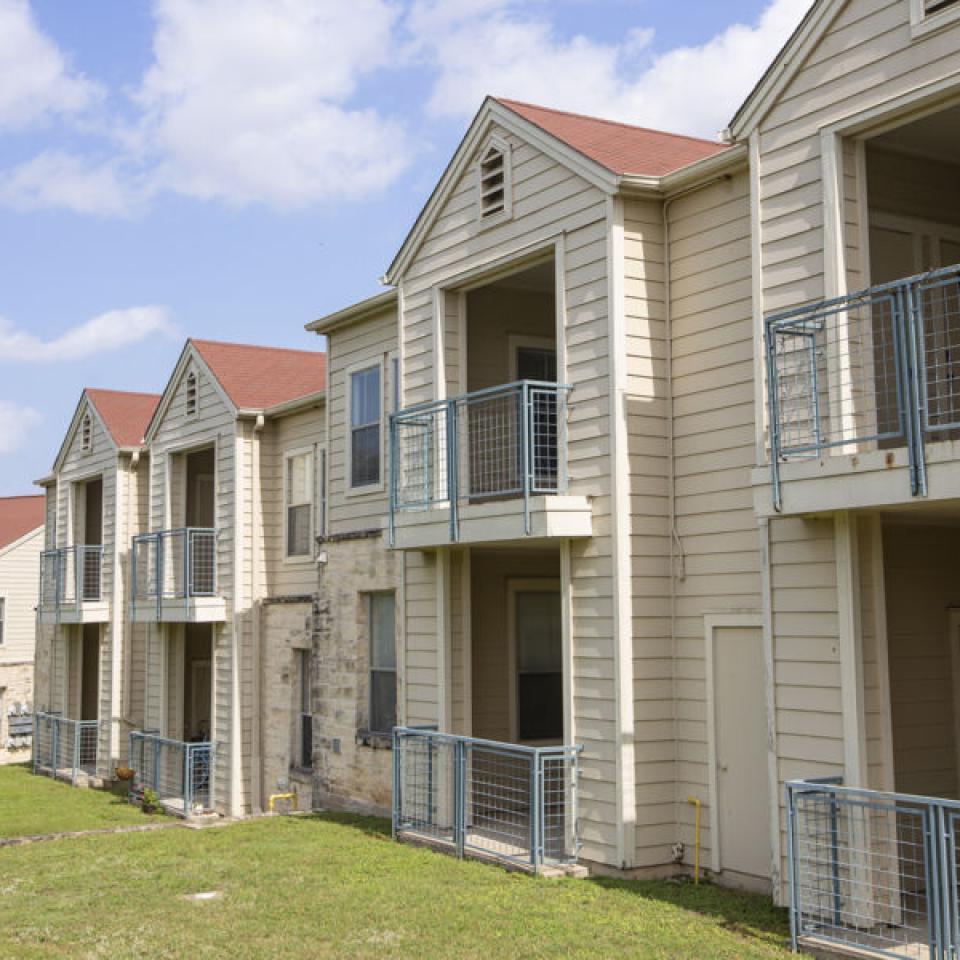 Outside view of the Maryhill and Hilltopper Heights Apartments