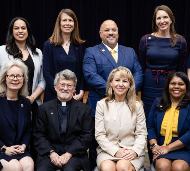 Group at the Board of Trustees meeting